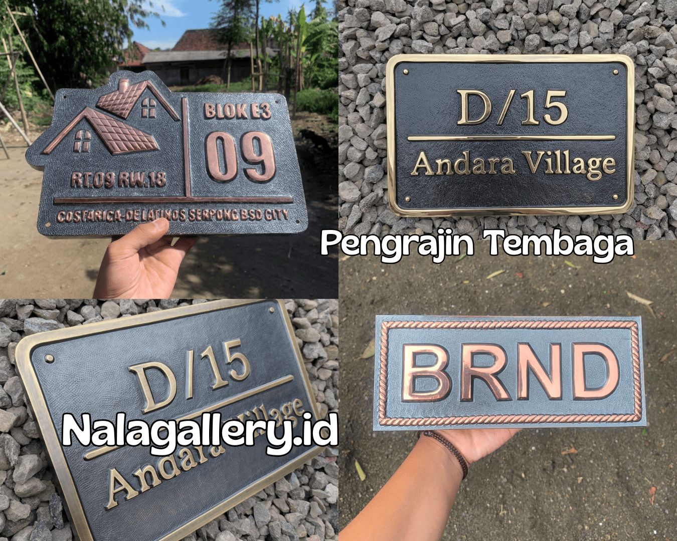 Nomor Rumah Kuningan Custom: Pilihan Terbaik untuk Rumah Minimalis Modern