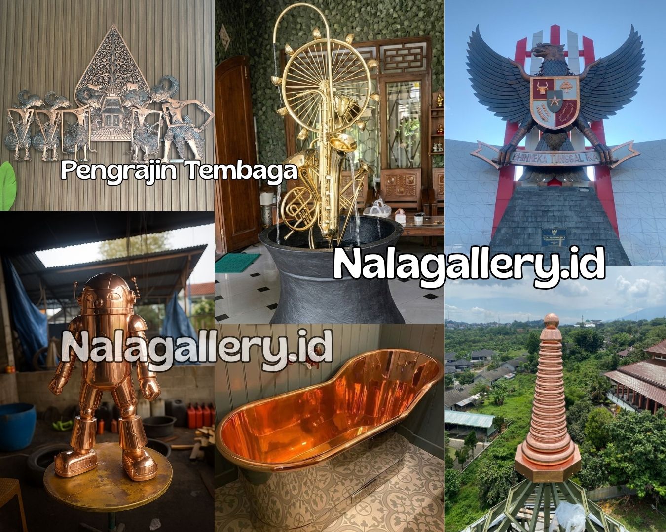 Pusat Kerajinan Tembaga & Kuningan Terbesar di Indonesia - Kualitas Ekspor Langsung Dari Pengrajin