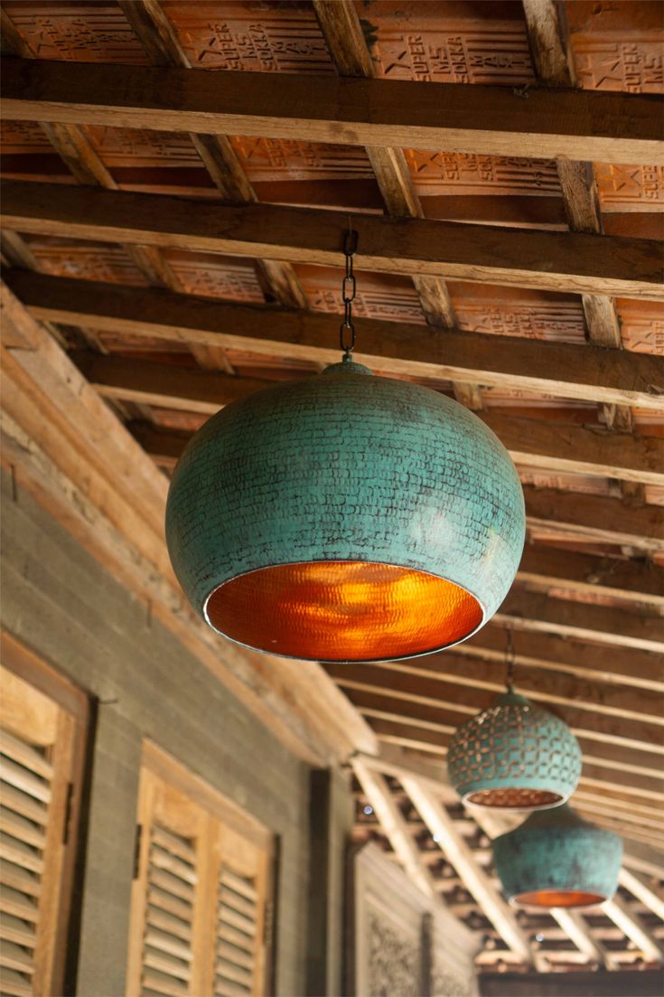 Lampu Minimalis Oksidasi Tembaga Handmade