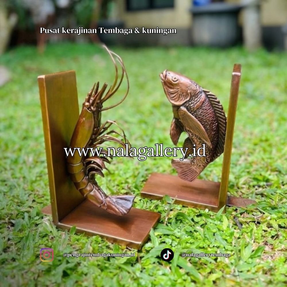 Pembatas Buku bahan tembaga Premium